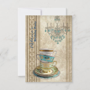 Convites festa de aniversário do jardim francês