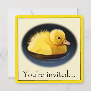 Convites Festa de aniversário do Pato