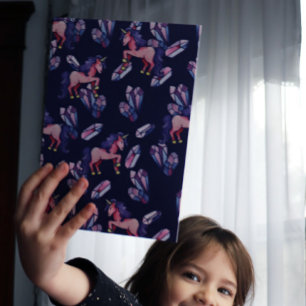 Convites Festa de aniversário do Unicorn Crystals