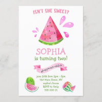 Festa de Aniversário do Verão de Melancia Doce