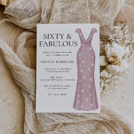 Convites Festa de aniversário do Vestido Dourado da rosa