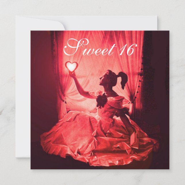 CONVITES FESTA DE ANIVERSÁRIO DOCE 16,MASSA BRANCA PRETA VE (Frente)