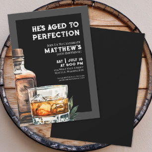 Convites Festa de Aniversário dos Homens do Whisky
