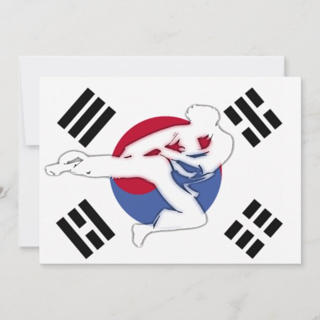 Convites Festa de aniversário dos meninos de Taekwondo (Frente)