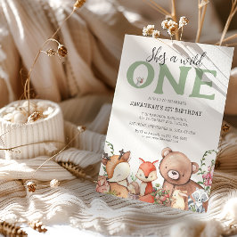 Convites Festa de Aniversário dos Pequenos Animais da Flore