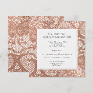 Convites Festa de aniversário Dourado do laço do pó do
