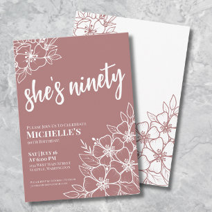 Convites Festa de aniversário Elegante