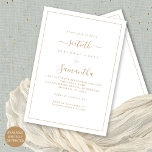 Convites Festa de aniversário Elegante de Borda de Script D<br><div class="desc">Borda Elegante de Script Dourado da 60ª Festa de aniversário. Disponível digitalmente ou impresso. Um design de texto moderno minimalista para o seu sexagésimo, que é totalmente personalizável, com uma fronteira de solteiro. Altere as palavras conforme necessário e você também pode alterar as cores do texto e do plano de...</div>