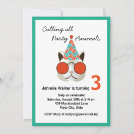 Convites Festa de aniversário Engraçado - Todas as Idades