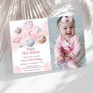 Convites Festa de aniversário Espacial Dois A Foto De Anive