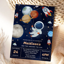 Festa de aniversário Espacial Exterior 3ª Viagem E