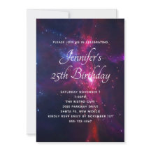 Festa de Aniversário Espaço Cósmico Estrelas e Neb