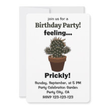 Festa de Aniversário Espinhosa e Sassy de Cactus