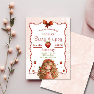 Convites Festa de Aniversário Feliz de Berry de 11 de rua