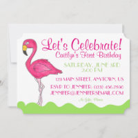 Festa de aniversário Flamingo Rosa-Rosa-Tropical