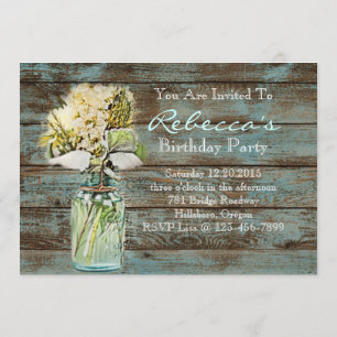 Convites festa de aniversário floral elegante do vintage d