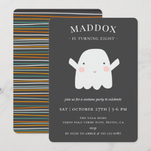 Convites Festa de aniversário Ghost Galloween