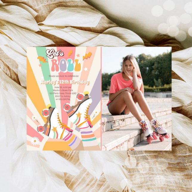 Convites Festa de aniversário I do entalhe da parte traseir (Criador carregado)