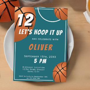 Convites Festa de Aniversário Infantil Basquete Bola Divers