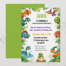 Festa de Aniversário Infantil com Tema de Dinossau