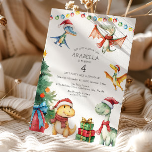 Convites Festa de Aniversário Infantil de Dinossauro