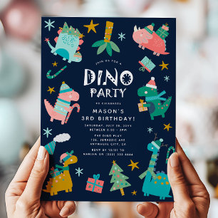 Convites Festa de Aniversário Infantil de Natal de Inverno