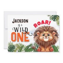 Festa de Aniversário Infantil Lion Safari Wild One