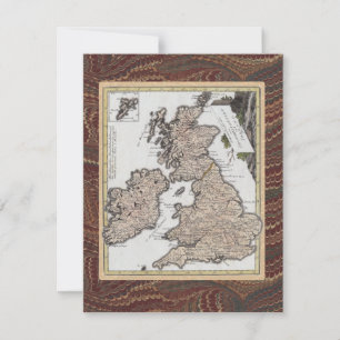 Convites Festa de aniversário inglesa antiquado do