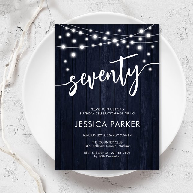 Convites Festa de aniversário marinho de madeira russa bran (Criador carregado)