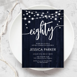 Convites Festa de aniversário Marinho russa