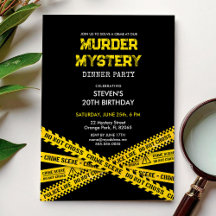 Festa de Aniversário Mistério de Assassinato com f