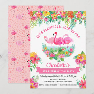 Convites Festa de aniversário Moderna de Piscinas Tropicai