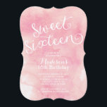 Convites Festa de aniversário moderna do doce dezesseis da<br><div class="desc">Comece suas filhas que o doce dezesseis party fora do direito com nossa aguarela bonita e goste do convite de festas do doce dezesseis do roteiro. Nossos na moda e convite de festas contemporâneo do doce 16 caracterizam um grupo da pia batismal moderna no máscaras bonitas do sacudir cor-de-rosa do...</div>
