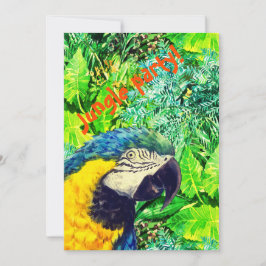 Convites Festa de aniversário na selva