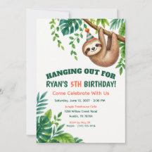 Festa de Aniversário na Selva do Bicho-Preguiça Ve