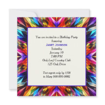 Festa de Aniversário Neon Kaleidoscópio