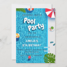 Festa de Aniversário no Pool Splash de Verão