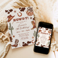 Festa de aniversário Ocidental Wild Cowboy País Oc