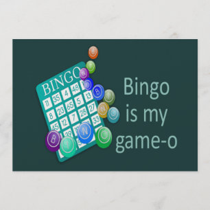 Convites Festa de Aniversário ou Evento de Grupo de Bingo D