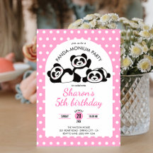 Festa de aniversário Panda Bolinhas