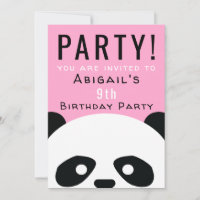 Festa de aniversário Panda Meninas Rosa Kawaii Con