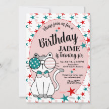 Festa de Aniversário Patriótica de Gato Fofo com P