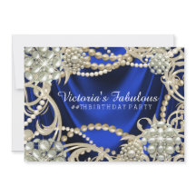 Festa de Aniversário Pérola Azul Real Glam