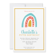 Festa de aniversário Personalizada Colorida do Arc