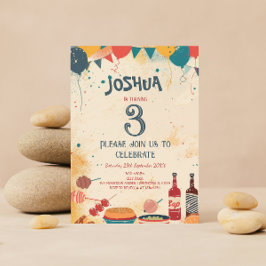 Convites Festa de aniversário Personalizada de Fotografias