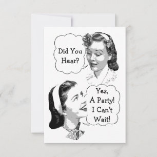 Convites Festa de aniversário retrógrada V2