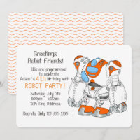Festa de aniversário robótica