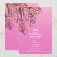 Festa de Aniversário Rosa Palma de Bronze Bahama B