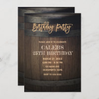 Festa de aniversário Rústica de Barrel em Madeira