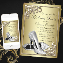 Festa de Aniversário Sapato Prata Dourado Marfim